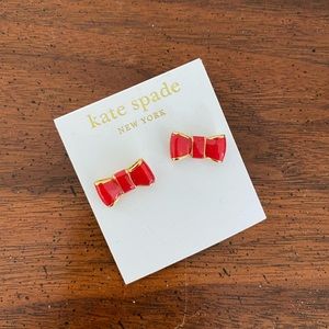 Kate Spade Red Bow Earrings
